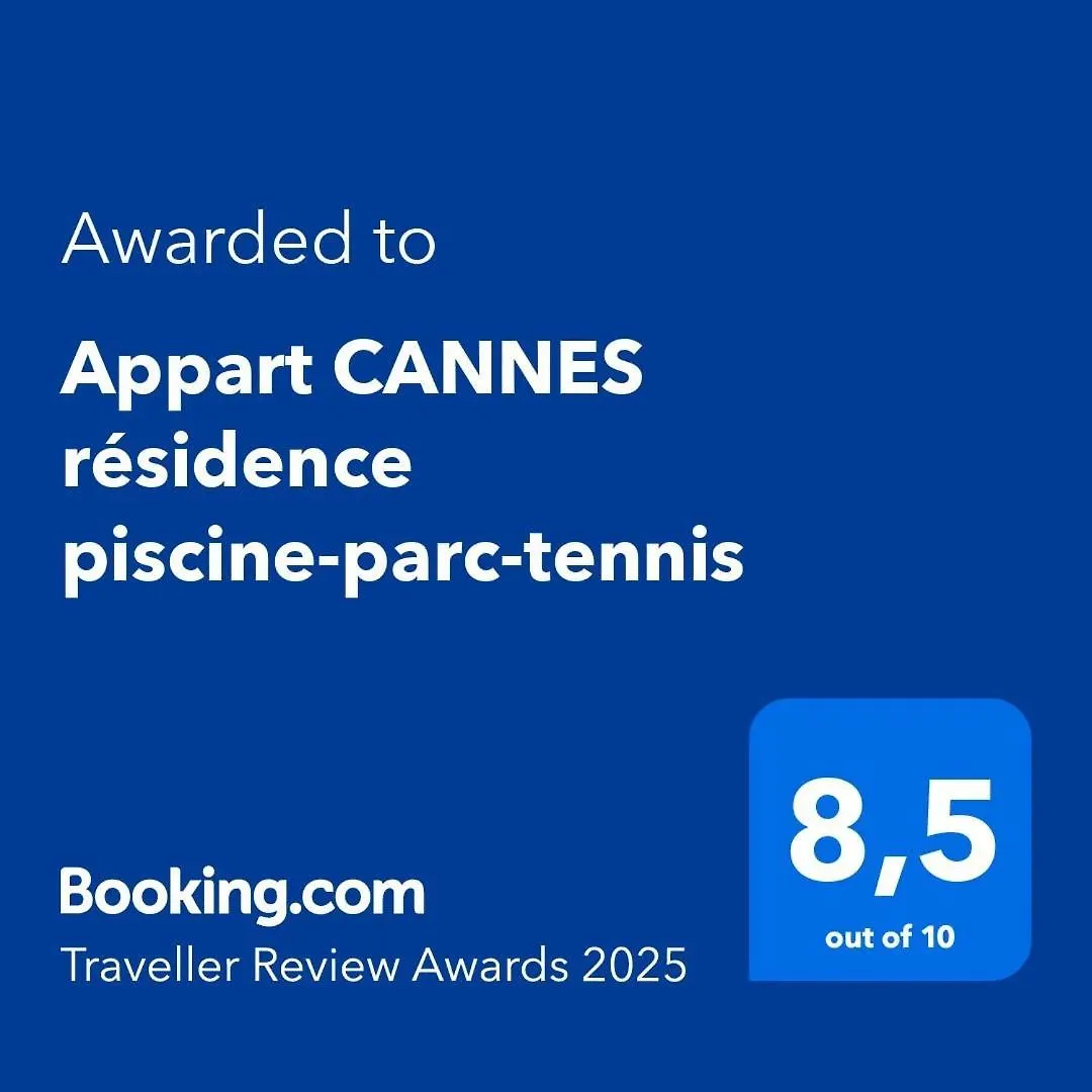 شقة Appart Cannes Residence Piscine-Parc-Tennis فرنسا